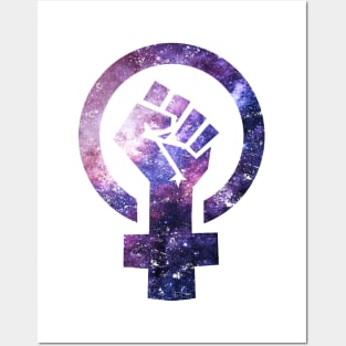 Women Power Galaxy Posters and Art